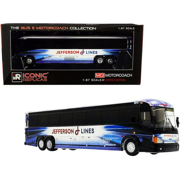 Bolt Bus #0889 to Washington DC 1/87 Scale MCI D4505 Motorcoach Diecast Model